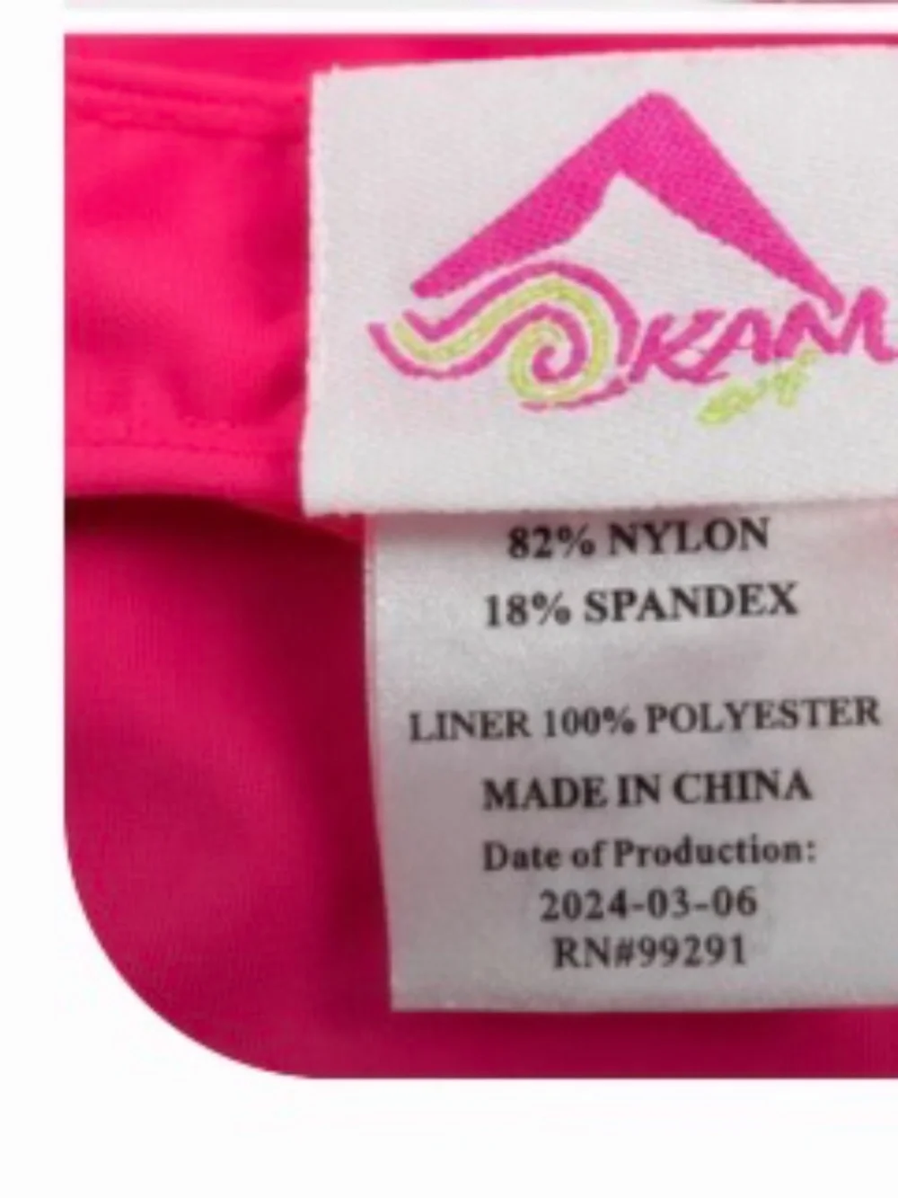 Okami Neon Pink Bikini Set - Size 14 Girls NWOT